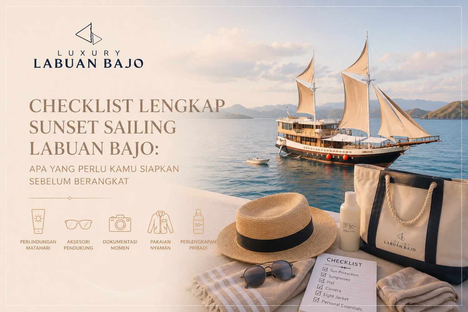 sunset sailing labuan bajo