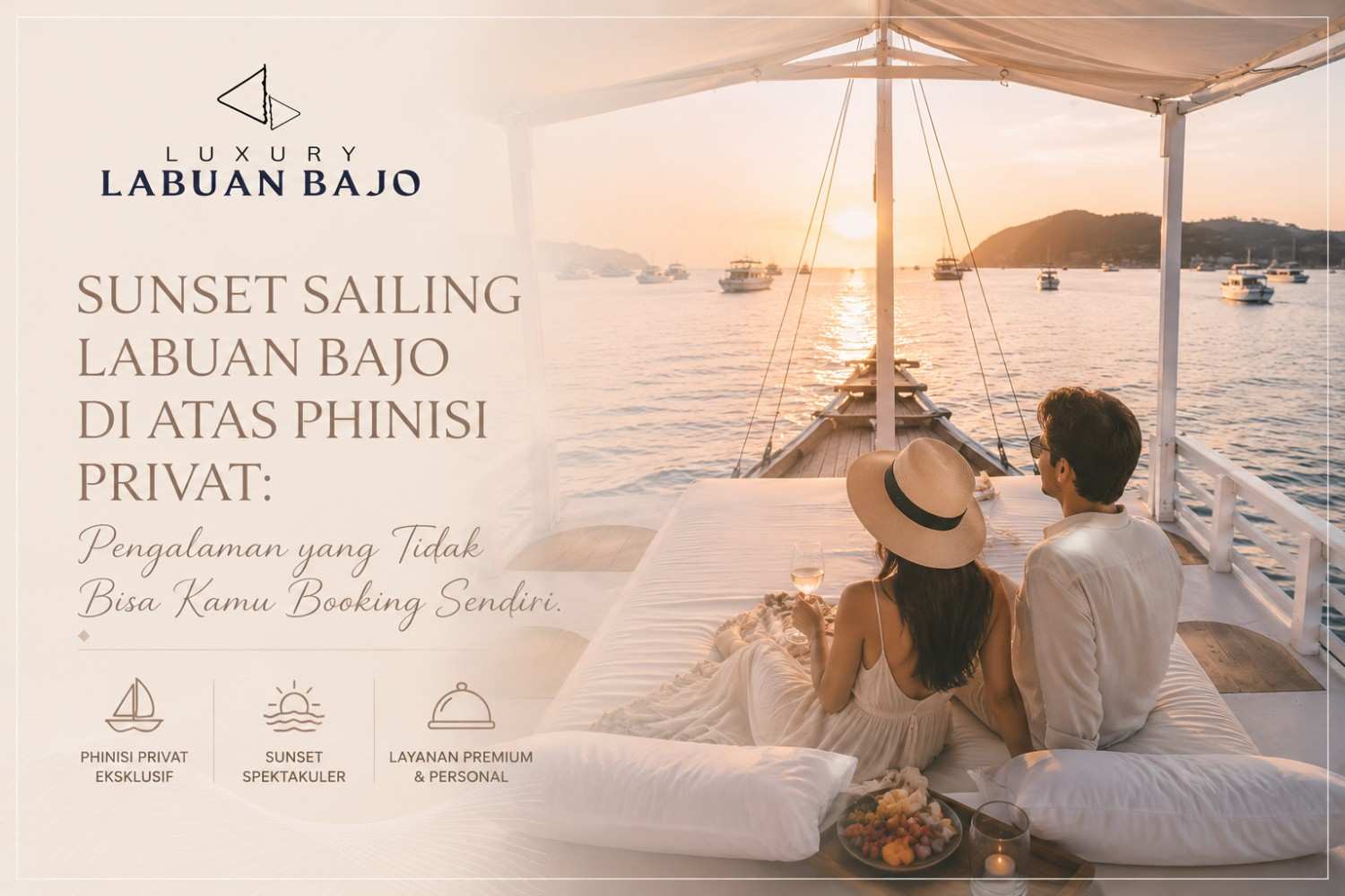 sunset sailing labuan bajo