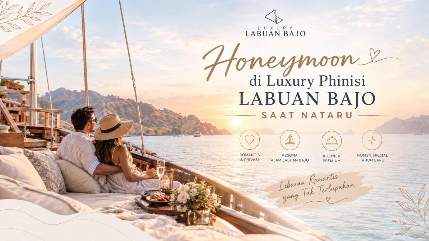 Honeymoon di Luxury Phinisi Labuan Bajo Saat Nataru
