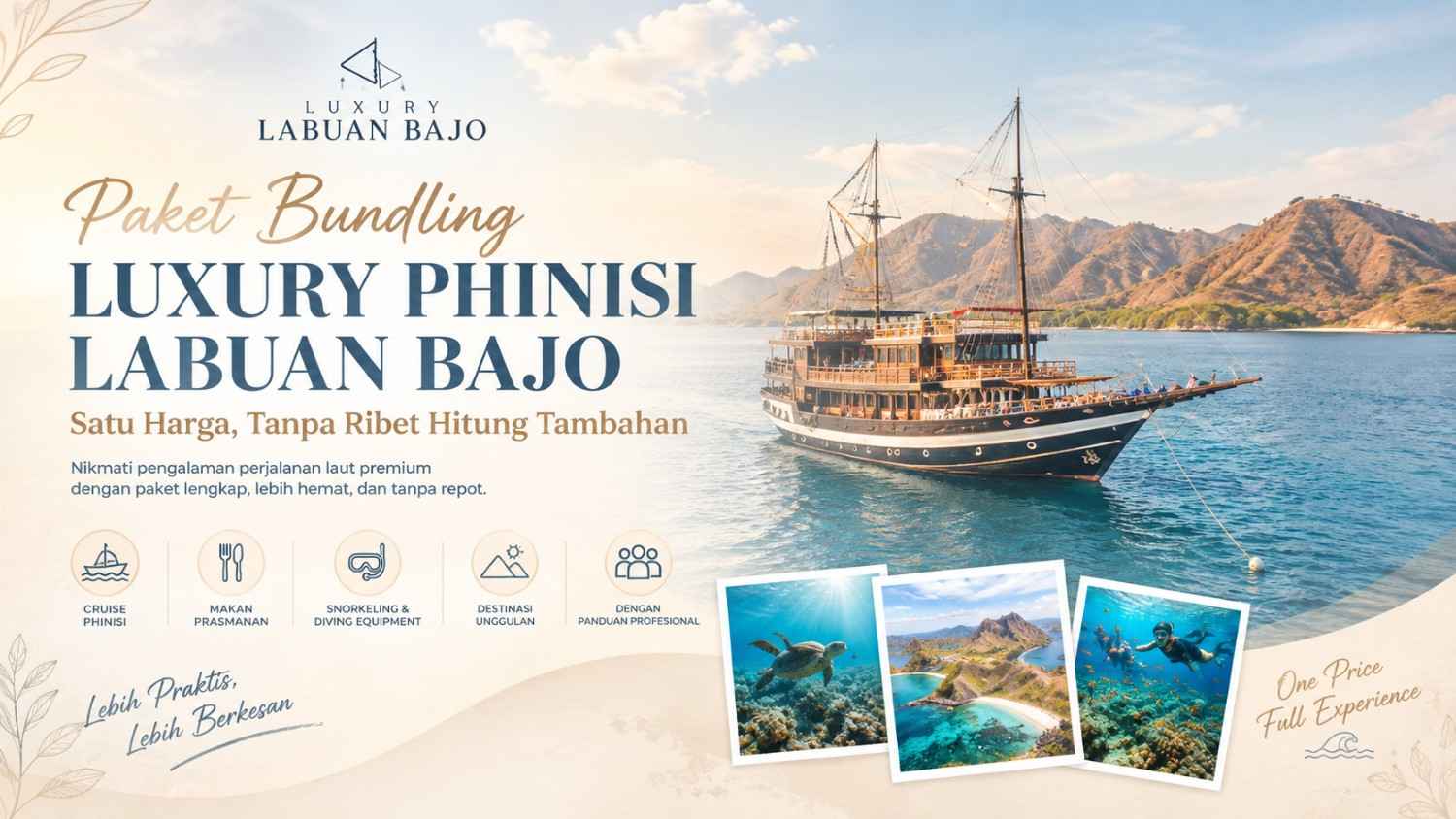 Paket Bundling Luxury Phinisi Labuan Bajo